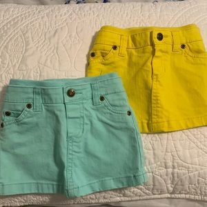 Set of Jean Skirts Carter’s 24 Months
